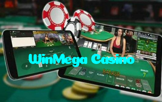 WinMega Casino casino presented on mobile device in Pakistan with slots and live games